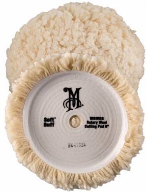 картинка Круг полировальный мягкий шерстяной Soft Buff Rotary Wool Pad 203мм. Meguiars WRWC8 