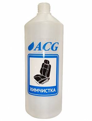 картинка Бутылка пластиковая для распылителя, этикетка ACG "ХИМЧИСТКА", 1 литр 