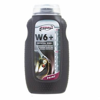 картинка Премиальный защитный воск с карнаубой W6+ Premium Glaze Wax 250 мл. 10626E, Scholl 