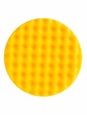 картинка Круг полировальный поролоновый рельефный жёлтый  150х25мм. Mirka 7993415021 