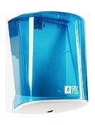 картинка Диспенсер для рулоных полотенец, прозрачно-голубой пластик (SAN), размер 23х24х33см. ACG