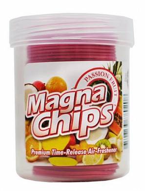 картинка ароматизаторы для авто. Magna Chips Освежитель воздуха, аромат "Passion Fruit" 50 дисков,  AutoMagic NSC-020 автохимия для салона