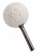 картинка  Абразивный ракушечник-шар, диаметр 38 мм. с валом