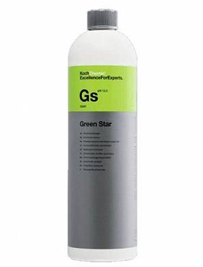 картинка Универсальное средство для чистки поверхностей автомобиля и блеска  GREEN STAR 1 литр, Koch Chemie 25001 