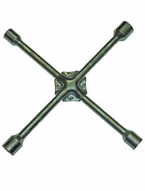 картинка Ключ баллонный крестовой с металлической накладкой 17х19х21х22 мм. Clipper BL012 