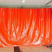 картинка Штора оранжевая для автомоек из армированной ПВХ ткани, плотность  630 гр/м2 для автомойки